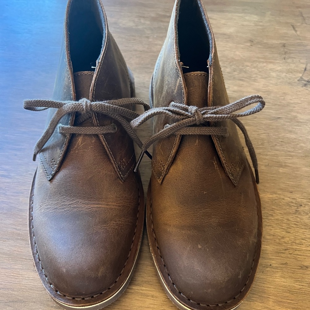 Clarks Dark Brown Chukka Boots
